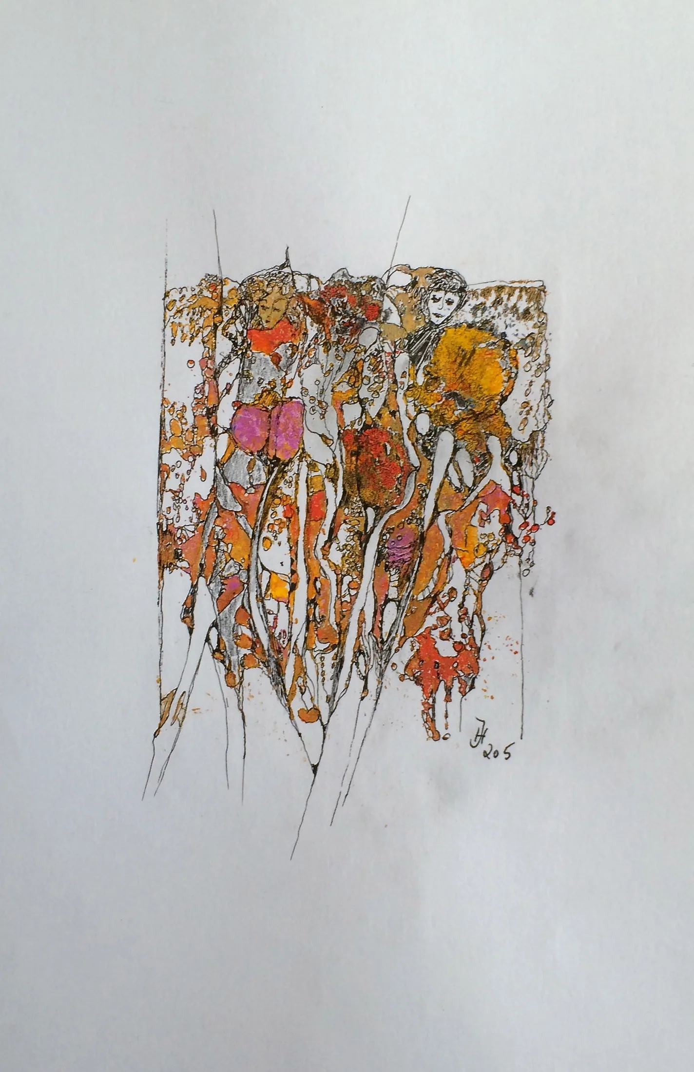 where_are_you_acryl,tusche_auf_papier,din_a_4,2015